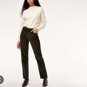 aritzia wilfred maddie corduroy pants
